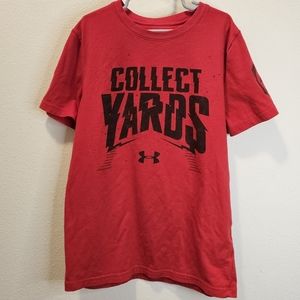 Boys Under Armour Red Tshirt Size Medium